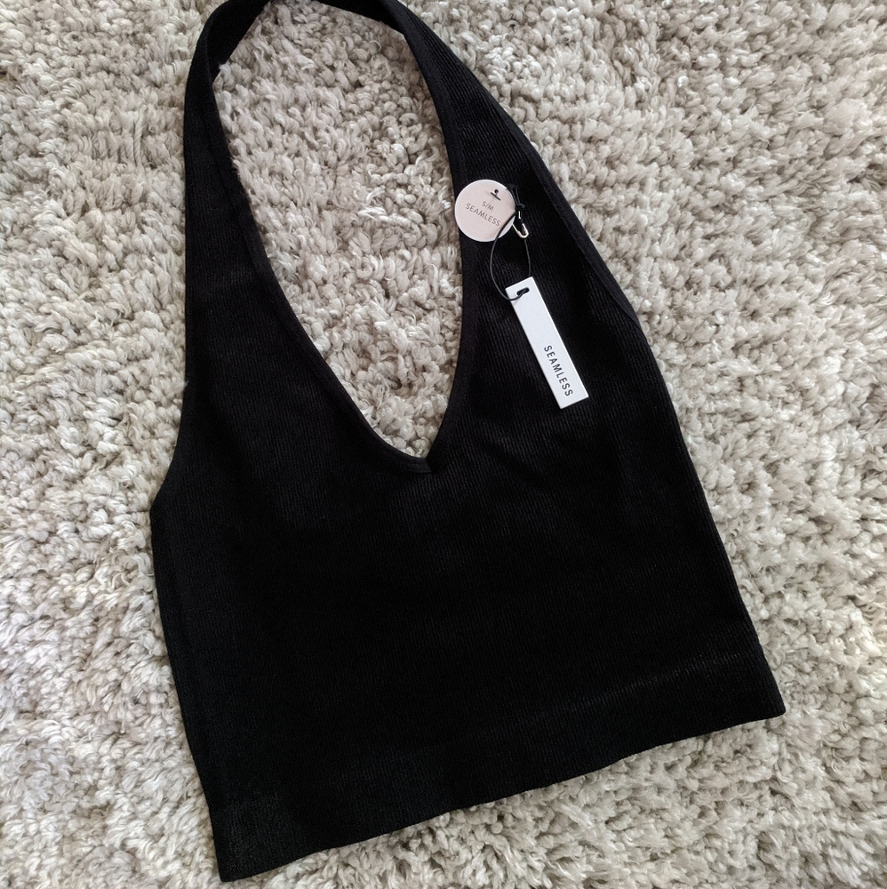 NWT Forever 21 Seamless Halter Top